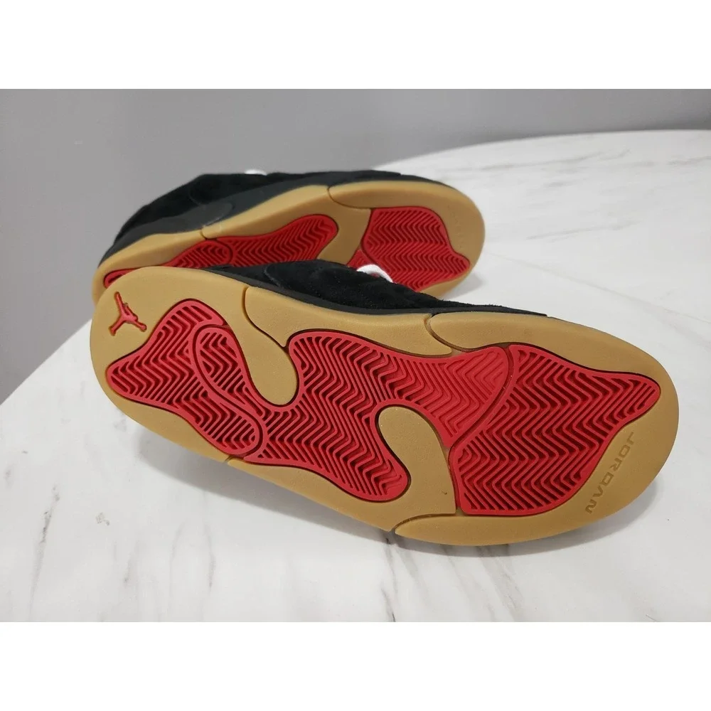 NEW BOYS BIG KID SIZE 5 Nike Jordan Session Black Varsity Red Gum IB5679-001